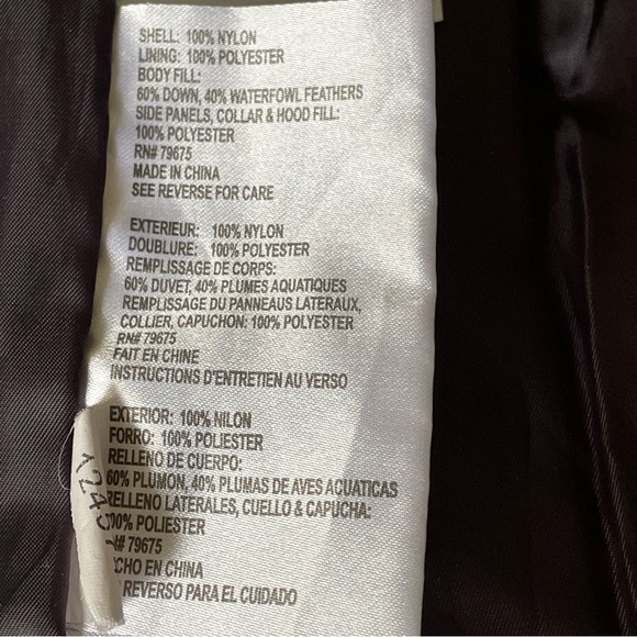 Michael Kors Dark Gray Women’s Hooded Down Coat Size Small - Picture 8 of 10